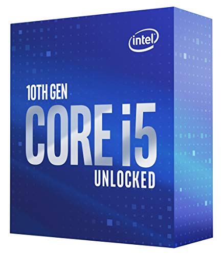 Intel Core i5-10600K Desktop Processor 6 Cores up to 4.8 GHz Unlocked  LGA1200 (Intel 400 Series Chipset) 125W