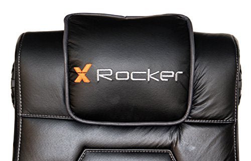 X Rocker, 5139601, Pro Series Pedestal 2.1 Video Gaming Chair, Black