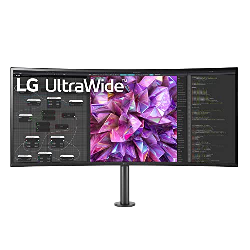 LG 38WQ88C-W.AUS 38” Curved UltraWide QHD+ HDR10 AMD FreeSync™ IPS Monitor with Ergo Stand