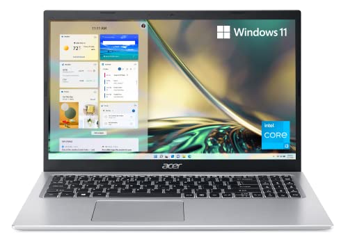 Acer Aspire 5 A515-56-32DK Slim Laptop | 15.6" Full HD IPS Display | 11th Gen Intel Core i3-1115G4 Processor | 4GB DDR4 | 128GB NVMe SSD | WiFi 6 | Windows 11 Home in S mode