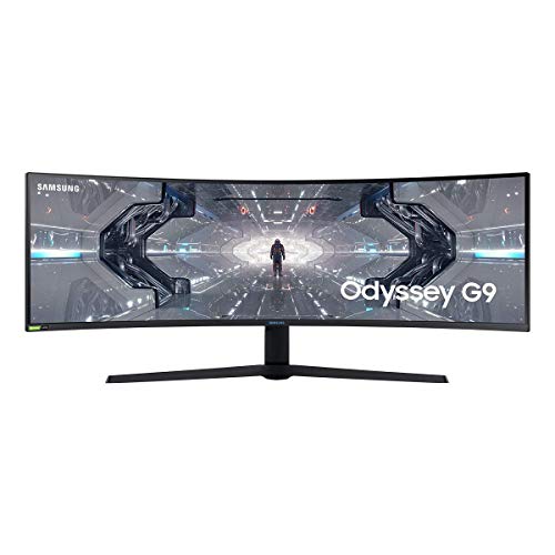 SAMSUNG Odyssey 49 inches G9 Curved QLED Gaming Monitor (Renewed)