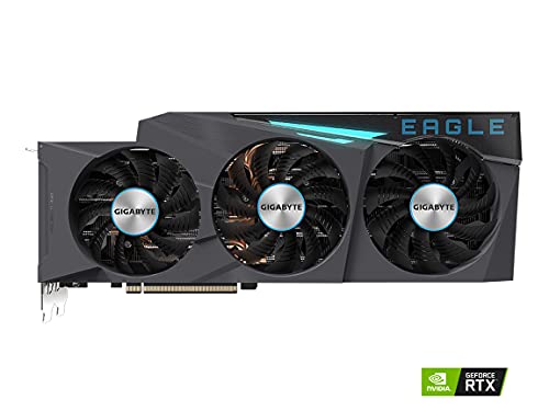 GIGABYTE GeForce RTX 3080 Ti Eagle OC 12G Graphics Card, 3X Windforce Fans, 12GB 384-bit GDDR6X, GV-N308TEAGLE OC-12GD Video Card