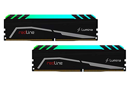 Mushkin Redline Lumina – DDR4 RGB Gaming DRAM – 64GB (2x32GB) UDIMM Memory Kit – 3600MHz (PC4-28800) CL-18 – 288-pin 1.4V Desktop RAM – XMP Ready – LED Heatsink – (MLA4C360JNNM32GX2)