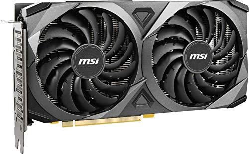 MSI Gaming GeForce RTX 3060 12GB 15 Gbps GDRR6 192-Bit HDMI/DP PCIe 4 Torx Twin Fan Ampere OC Graphics Card (RTX 3060 Ventus 2X 12G OC)