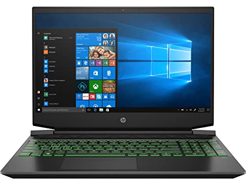 HP Pavilion 15z Gaming & Entertainment Laptop (AMD Ryzen 5 5600H 6-Core, 8GB RAM, 256GB SSD, GTX 1650, 15.6" Full HD (1920x1080), WiFi, Bluetooth, Webcam, USB 3.1, Win 11 Home) with Hub