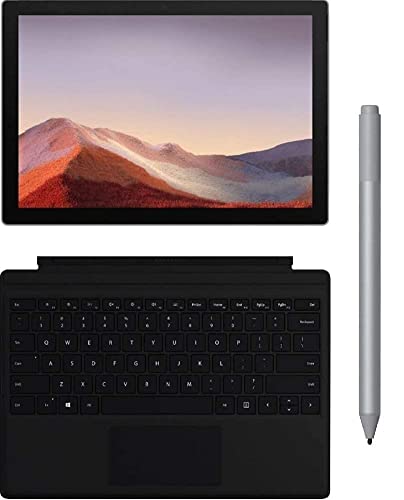 Newest Microsoft Surface Pro 7 SP7 12.3” 10-Point Touch Display Tablet, Type Cover, Surface Pen, Laptop Sleeve Bundle (Intel Core i5 | 8GB | 128GB)