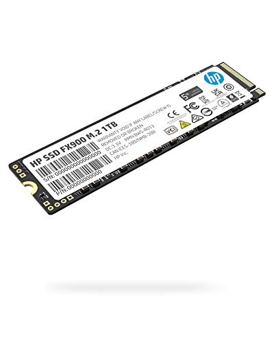 HP FX900 1TB NVMe GEN 4 Internal SSD, PCIe 4.0 16 Gb/s, M.2 2280, 3D TLC NAND PC Solid State Drive Up to 5000 MB/s - 57S53AA#ABB