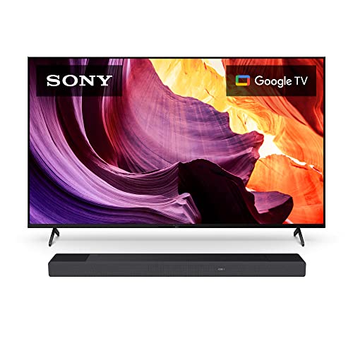 Sony 75 Inch 4K Ultra HD TV X80K Series: LED Smart Google TV with Dolby Vision HDR KD75X80K- 2022 Model w/HT-A7000 7.1.2ch 500W Dolby Atmos Sound Bar Surround Sound Home Theater with DTS