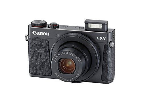 Canon PowerShot G9 X Mark II Digital Camera (Black) + Expo Advanced Accessories Bundle - 32GB SD Card + SD Card Reader and Much More (4 PCS) + Manufacture Accessories