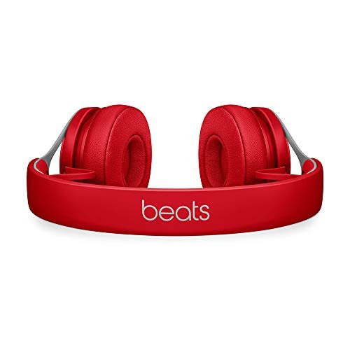 Beats EP Wired On-Ear Headphones - Battery Free for Unlimited Listening, Built in Mic and Controls - Red