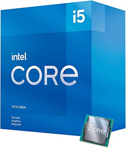 Intel® Core™ i5-11400F Desktop Processor 6 Cores up to 4.4 GHz LGA1200 (Intel® 500 Series & Select 400 Series Chipset) 65W