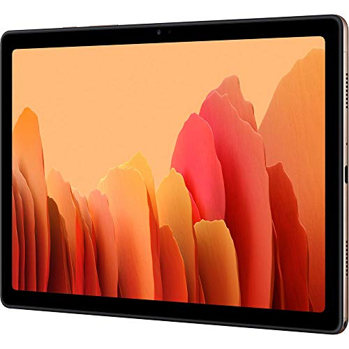 2020 Samsung Galaxy Tab A7 10.4’’ (2000x1200) TFT Display Wi-Fi Tablet Bundle, Qualcomm Snapdragon 662, 3GB RAM, Bluetooth, Dolby Atmos Audio, Android 10 OS w/Tigology Accessories (64GB, Gold)