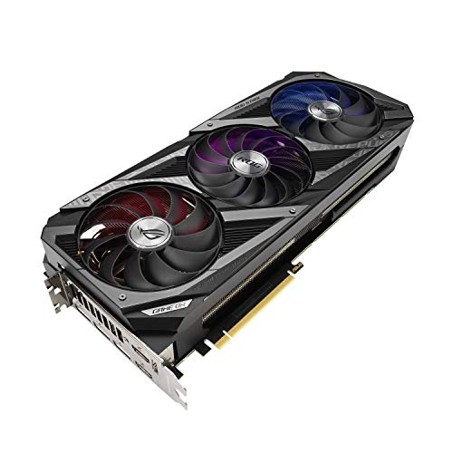 ASUS ROG STRIX NVIDIA GeForce RTX 3090 Gaming Graphics Card- PCIe 4.0, 24GB GDDR6X, HDMI 2.1, DisplayPort 1.4a, Axial-Tech Fan Design, 2.9-Slot