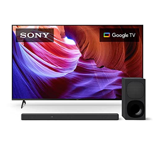 Sony 75 Inch 4K Ultra HD TV X85K Series: LED Smart Google TV with Dolby Vision HDR and Native 120HZ Refresh Rate KD75X85K- 2022 Model&Sony HT-G700 3.1CH Dolby Atmos/DTS:X Soundbar