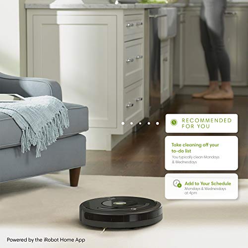 iRobot Roomba 675 Robot Vacuum-Wi-Fi Connectivity, Compatible with Alexa, Good for Pet Hair, Carpets, Hard Floors, Self-Charging (Renewed)