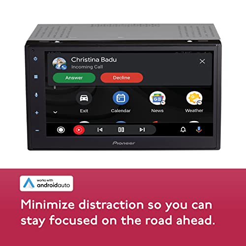 Pioneer DMH-W2770NEX 6.8" Amazon Alexa When Paired with Pioneer Vozsis App, Android Auto, Apple CarPlay, Bluetooth, SiriusXM-Ready – Multimedia Digital Media Receiver