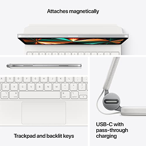 Apple Magic Keyboard for iPad Pro 11-inch (3rd, 2nd and 1st Generation) and iPad Air (5th and 4th Generation) - US English - Black - AOP3 EVERY THING TECH 