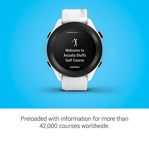 Garmin Approach S12, Easy-to-Use GPS Golf Watch, 42k+ Preloaded Courses, White, 010-02472-02