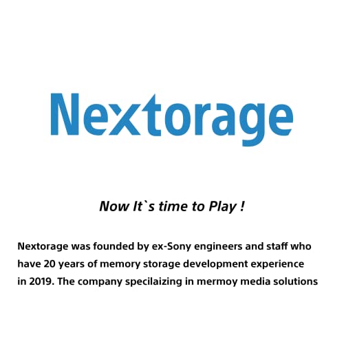 Nextorage Internal SSD 2TB for PS5 and PC Memory Expansion M.2 2280 with Heatsink PCIe Gen4.0 NVMe NEM-PA2TB/N SYM Maximum Transfer Rate Read: 7300MB/s, Write: 6900MB/s