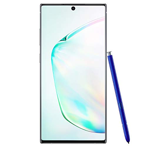 Samsung Galaxy Note 10+ Factory Unlocked Cell Phone with 256 GB (U.S. Warranty), Aura Glow (Silver) Note10+