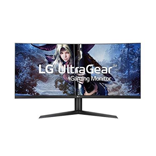 LG 38GL950G-B 38 Inch UltraGear Nano IPS 1ms Curved Gaming Monitor with 144HZ Refresh Rate and NVIDIA G-SYNC, Black (Renewed)