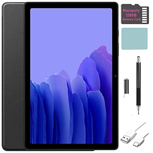 Samsung Galaxy Tab A7 10.4’’ (2000x1200) Display Wi-Fi Only Tablet, Snapdragon 662, 3GB RAM, Bluetooth, Dolby Atmos Audio, Android 10 OS w/Mazepoly 128GB Memory Card Accessories (32GB, Gray)