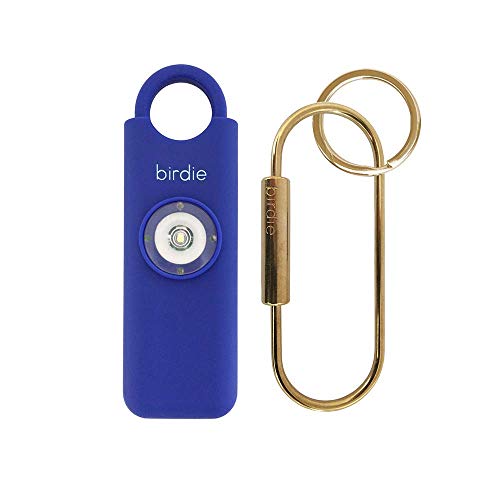 She’s Birdie–The Original Personal Safety Alarm for Women by Women–130dB Siren, Strobe Light and Key Chain in 5 Pop Colors (Indigo)