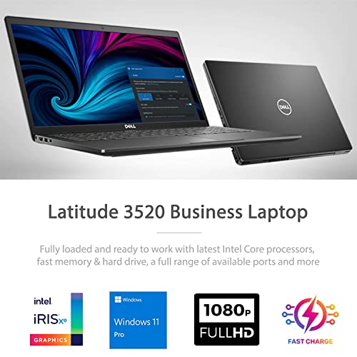 Newest Dell Business Laptop Latitude 3520, 15.6" FHD Display, Intel i7-1165G7, 32GB RAM, 1TB SSD, Webcam, USB-C, HDMI, Wi-Fi 6, Windows 11 Pro