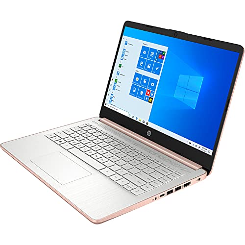 2021 Newest HP Premium 14-inch HD Laptop, Intel Dual-Core Processor Up to 2.8GHz, 16GB RAM, 64GB eMMC Storage, Webcam, Bluetooth, HDMI, Wi-Fi, Rose Gold, Windows 10 with 1 Year Microsoft 365