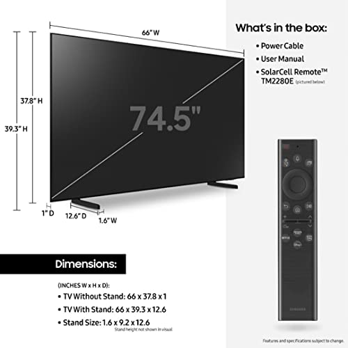 SAMSUNG 85-Inch Class QLED 4K UHD Q60B Series Dual LED Quantum HDR, Motion Xcelerator, Object Tracking Sound Lite, Ultra Slim Design, Smart TV with Alexa Built-In (QN85Q60BAFXZA, 2022 Model)