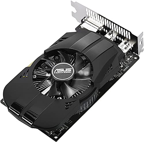 ASUS GeForce GTX 1050 Ti 4GB Phoenix Fan Edition DVI-D HDMI DP 1.4 Gaming Graphics Card (PH-GTX1050TI-4G) Graphic Cards