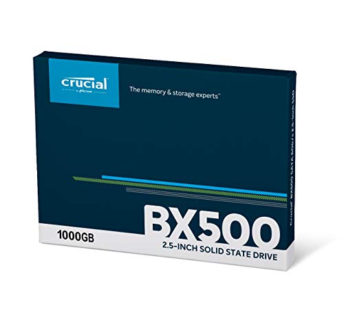 Crucial BX500 1TB 3D NAND SATA 2.5-Inch Internal SSD, up to 540MB/s - CT1000BX500SSD1