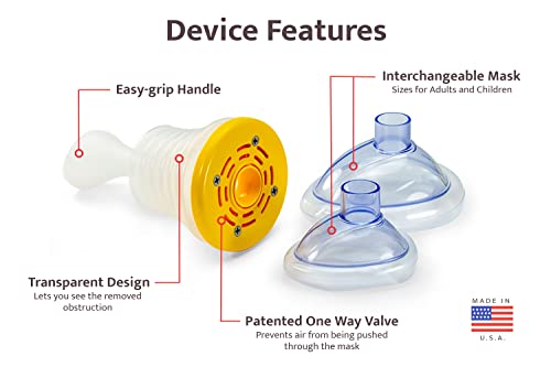 LifeVac - Choking Rescue Device Home Kit for Adult and Children First Aid Kit, Portable Choking Rescue Device, First Aid Choking Device