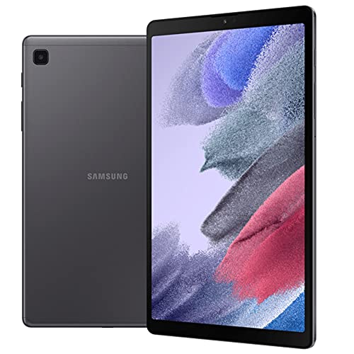 Samsung Galaxy Tab A7 Lite 8.7" (32GB, 3GB) All Day Battery, Wi-Fi Only Android 11 Octa-Core Tablet, International Model SM-T220 (Folding Smart Cover Bundle, Gray)