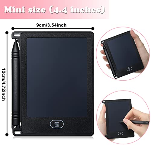 30 Pieces LCD Writing Tablet Mini Electronic Doodle Board 4.72 x 3.54 Inches Graphics Educational Toys Learning Writing Pad Erasable Drawing Pad Reusable Preschool Art Toys for Kids Birthday Favor