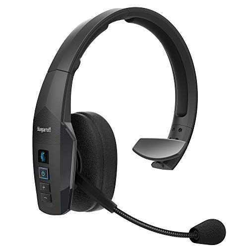 BlueParrott B450-XT Noise Cancelling Bluetooth Headset – Updated Design with Industry Leading Sound & Improved Comfort, Up to 24 Hours of Talk Time, IP54-Rated Wireless Headset,Black