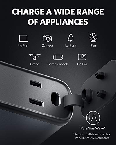 Anker Portable Charger, PowerHouse 100 97.2Wh with 100W AC Outlet/45W USB-C Power Delivery Port, Power Bank for iPhone, Samsung Galaxy, iPad, MacBook, and More