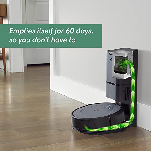 iRobot Roomba i3+ EVO (3550) Self-Emptying Robot Vacuum – Now Clean By Room With Smart Mapping, Empties Itself For Up To 60 Days, Works With Alexa, Ideal For Pet Hair, Carpets