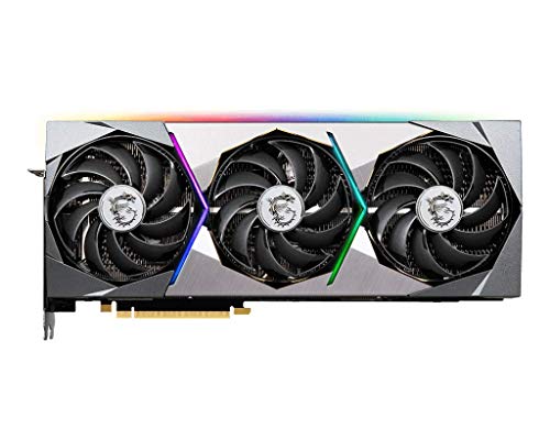 MSI Gaming GeForce RTX 3080 10GB GDRR6X 320-Bit HDMI/DP 1920 MHz Ampere Architecture OC Graphics Card (RTX 3080 Suprim X 10G)