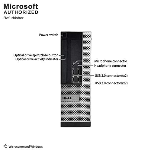 Dell Optiplex 7020 Desktop Computer, Intel Quad-Core i5-4570-3.2GHz, 32 GB RAM, 512GB SSD HDD, DVD, USB 3.0, WiFi, HDMI, Windows 10 Pro (Renewed)