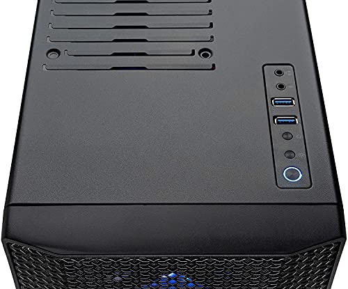 Skytech Blaze 3.0 Black Gaming PC Desktop – AMD Ryzen 5 3600 3.6 GHz, RX 6600XT, 1TB NVME SSD, 16G DDR4 3200, 600W Gold PSU, AC Wi-Fi, Windows 10 Home 64-bit