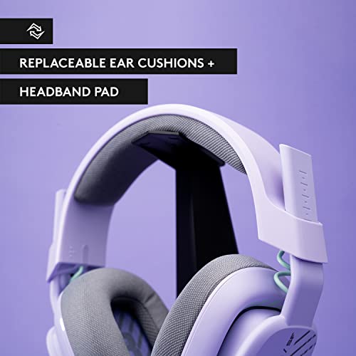 Astro A10 Gaming Headset Gen 2 Wired Headset - Over-Ear Gaming Headphones with flip-to-Mute Microphone, 32 mm Drivers, for Xbox Series X|S, Xbox One, Playstation 5/4, Nintendo Switch, PC, Mac -Lilac