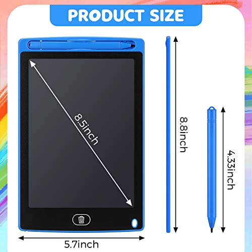 32 Pieces LCD Writing Tablet Doodle Board Electronic Toy 8.5 Inch Colorful Doodle Board LCD Erasable Drawing Pad Reusable Writing Pad Toys for Girls Boys 8-10 3-10