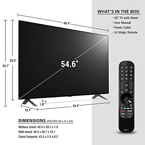 LG 55NANO90UPA Alexa Built-In NanoCell 90 Series 55" 4K Smart UHD NanoCell TV (2021)