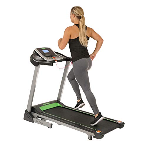 Fitness Avenue Treadmill with Automatic Incline and Bluetooth Speakers by Sunny Health & Fitness