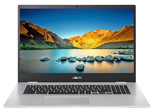 ASUS 17 Chromebook 17.3 Inch FHD Laptop 2023 Newest, Intel Celeron N4500 Up to 2.8Ghz, 4GBRAM, 192GB Storage, USB C, Wifi6, Bluetooth, 17hours Battery Life, Chrome OS