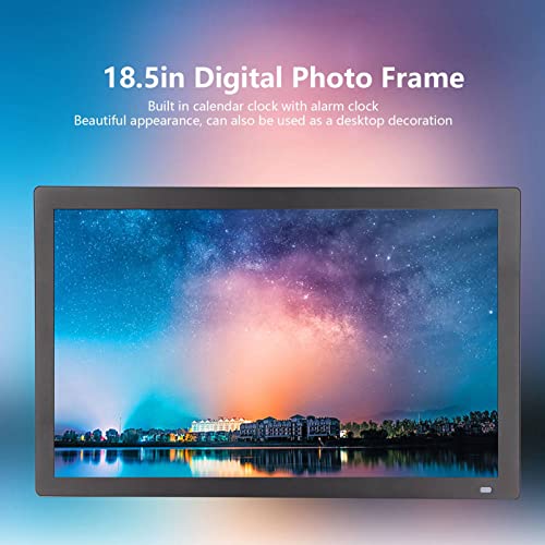 Digital Photo Frame 18.5 inch,Electronic Picture Frame,HD Touch Screen Smart Photo Frame 16:9,Auto Rotate Video Photo Frame,Easy to Share Photo/Video,Gift for Friends and Family(US Plug)