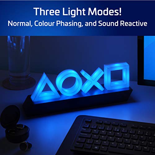 Paladone Playstation 5 Icons Light Modes Music Reactive Game Room - Officiella varor