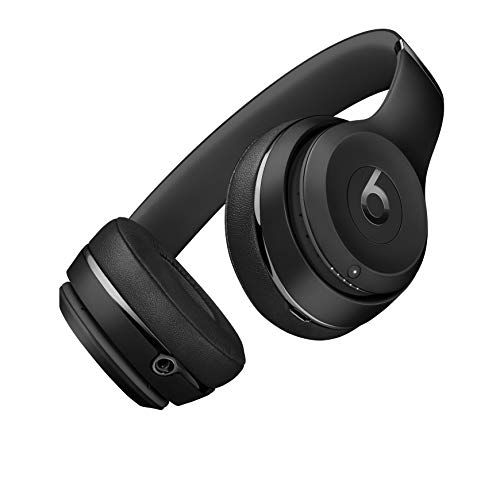 Beats Solo3 Wireless On-Ear Headphones - Apple W1 Headphone Chip, Class 1 Bluetooth, 40 Hours of Listening Time - Matte Black (Previous Model)