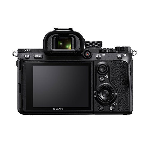 Sony a7 III ILCE7M3/B Full-Frame Mirrorless Interchangeable-Lens Camera with 3-Inch LCD, Body Only,Base Configuration,Black